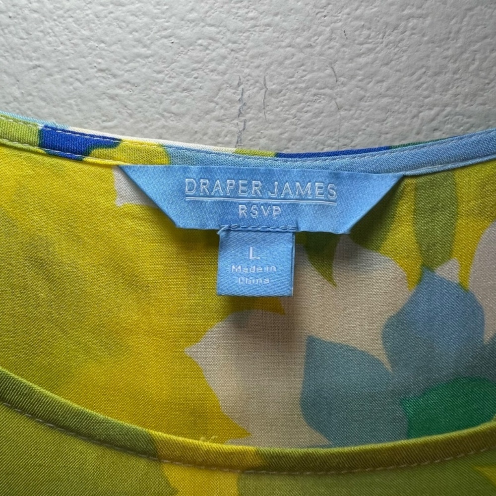 Draper James Rsvp Womens Button Side Floral Tank … - image 3